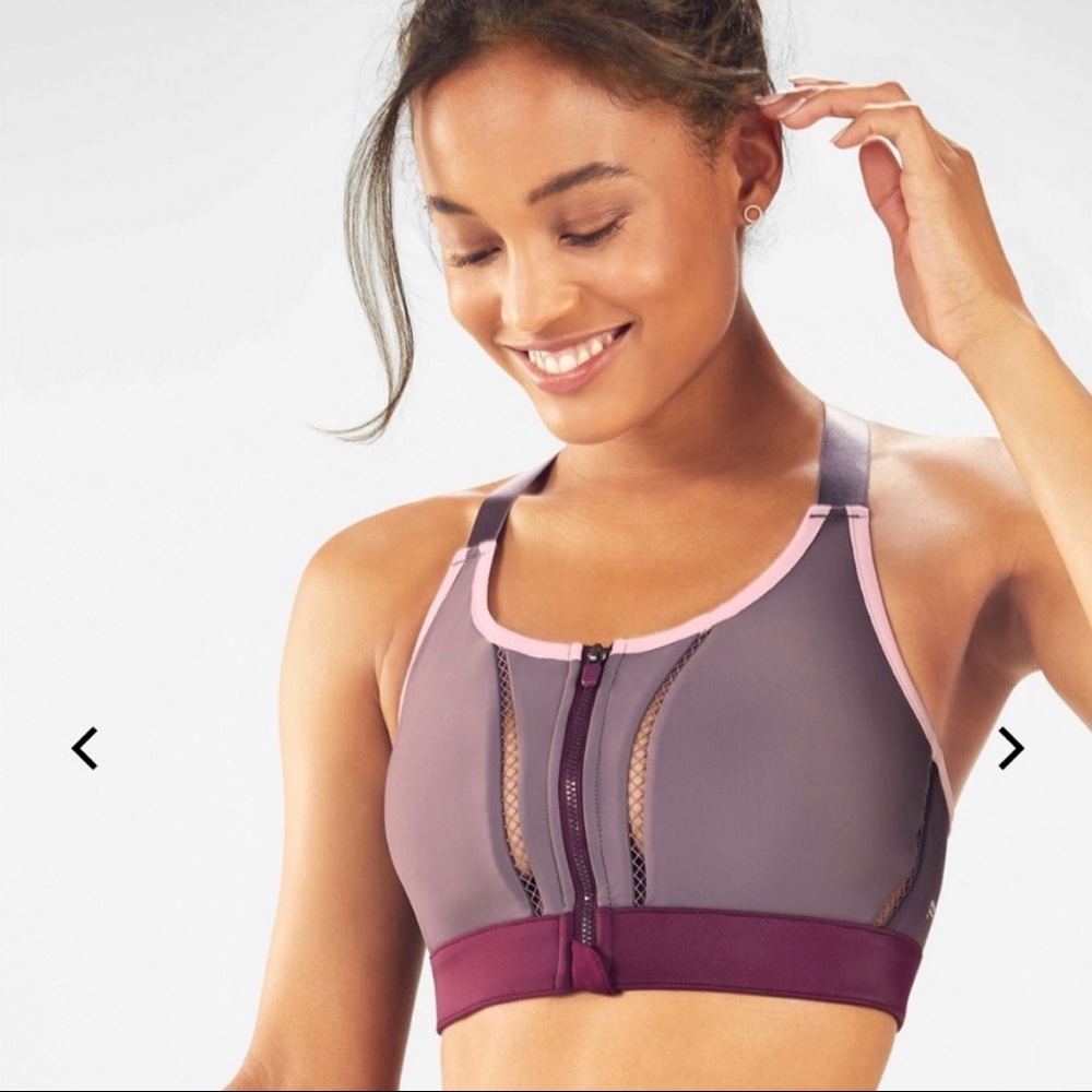 Fabletics ZOE High Impact Sports Bra ~ Size Small ~ Purple
